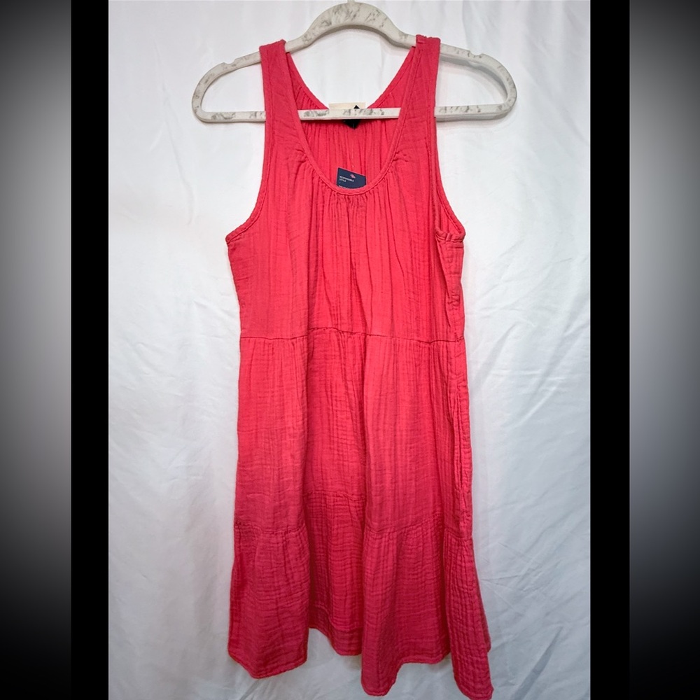 NWT Universal Thread Coral Colored Sleeveless Cotton Dress size Medium